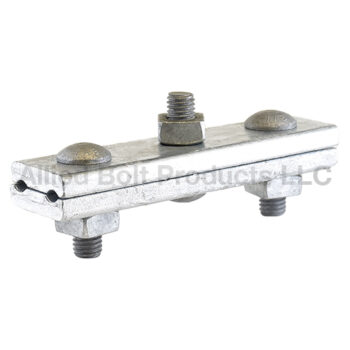 AB 1/2" 3-BOLT GUY CLAMP 6" LONG FOR 3/16"-7/16" STRD  25/BX