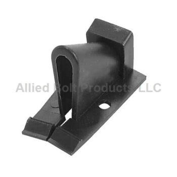 AB SIDING CLIP, BLACK, VERTICAL FOR RG59, RG6 (PACK OF 100)