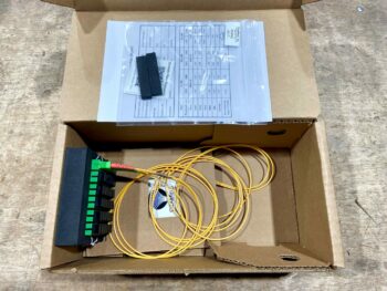 1X2 SPLITTER SCAPC CONNECTORS 51" FRNT PIGTL YELLOW 2MM RISE