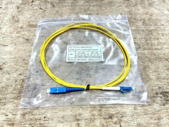 SCU-LCU SIMPLEX SINGLEMODE YELLOW FIBER JUMPER 2MM 2M
