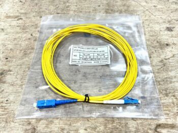 SCU-LCU SIMPLEX SINGLEMODE YELLOW FIBER JUMPER 2MM 5M