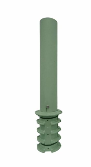 FIBERFIRST 6” DIAMETER FIBER PEDESTAL, TELCO GREEN 30” H