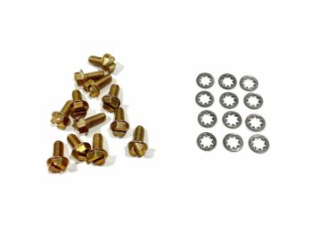 RELAY RACK PANEL MOUNTING SCREWS, 12 PIECES
