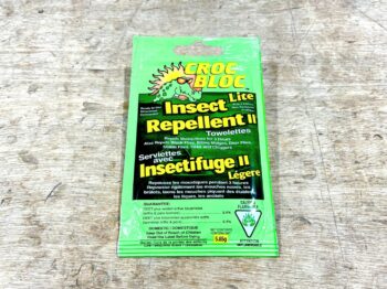 CROC BLOC INSECT REPELLENT II LITE TOWELETTE, 10% DEET