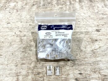 CAT 5E 8P8C EZ RJ45 SOLID MOD PLUG, 50PCS/PKG