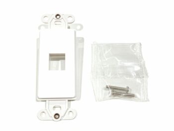 TSOC DECORA 1 PORT KETSTONE STRAP INSERT WHITE