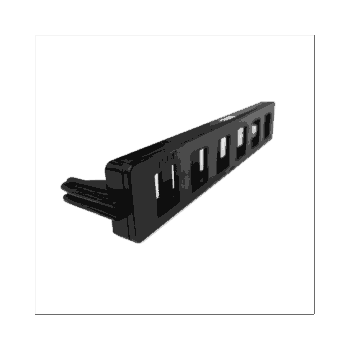 TSOC  6 PORT BIX TYPE HD  KEYSTONE BRACKET,BLACK