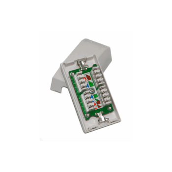 CAT6 110 TYPE JUNCTION BOX WHITE