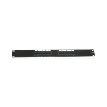 12 PORT CAT 6 RJ45 MINI PATCH PANEL WITH BRACKET 110 TYPE,