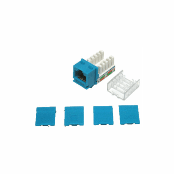 HD CAT6 RJ45 DATA KEYSTONE MODULE 110wCAP-BLUE