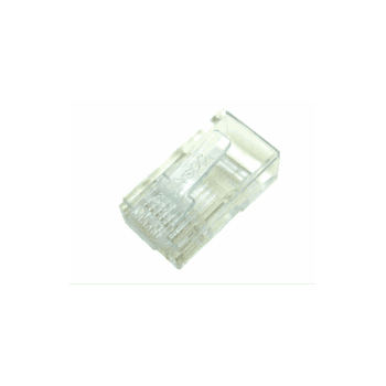 8 PIN MOD PLUG FOR SOLID WIRE RJ45 CAT 5E - 50/PKG