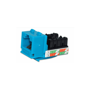 CAT5E MODULE (110) - KEYSTONE BLUE TSOC