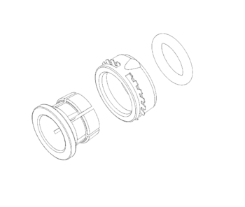 FIELDSHIELD FLEXPORT, PUSH TO CONNECT, 14MM. O-RING REPLACED