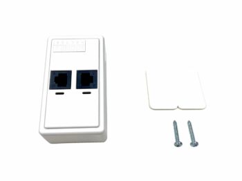 BELDEN PS5 DVO BASEBOARD JACK 2 PORT WHITE AX100392